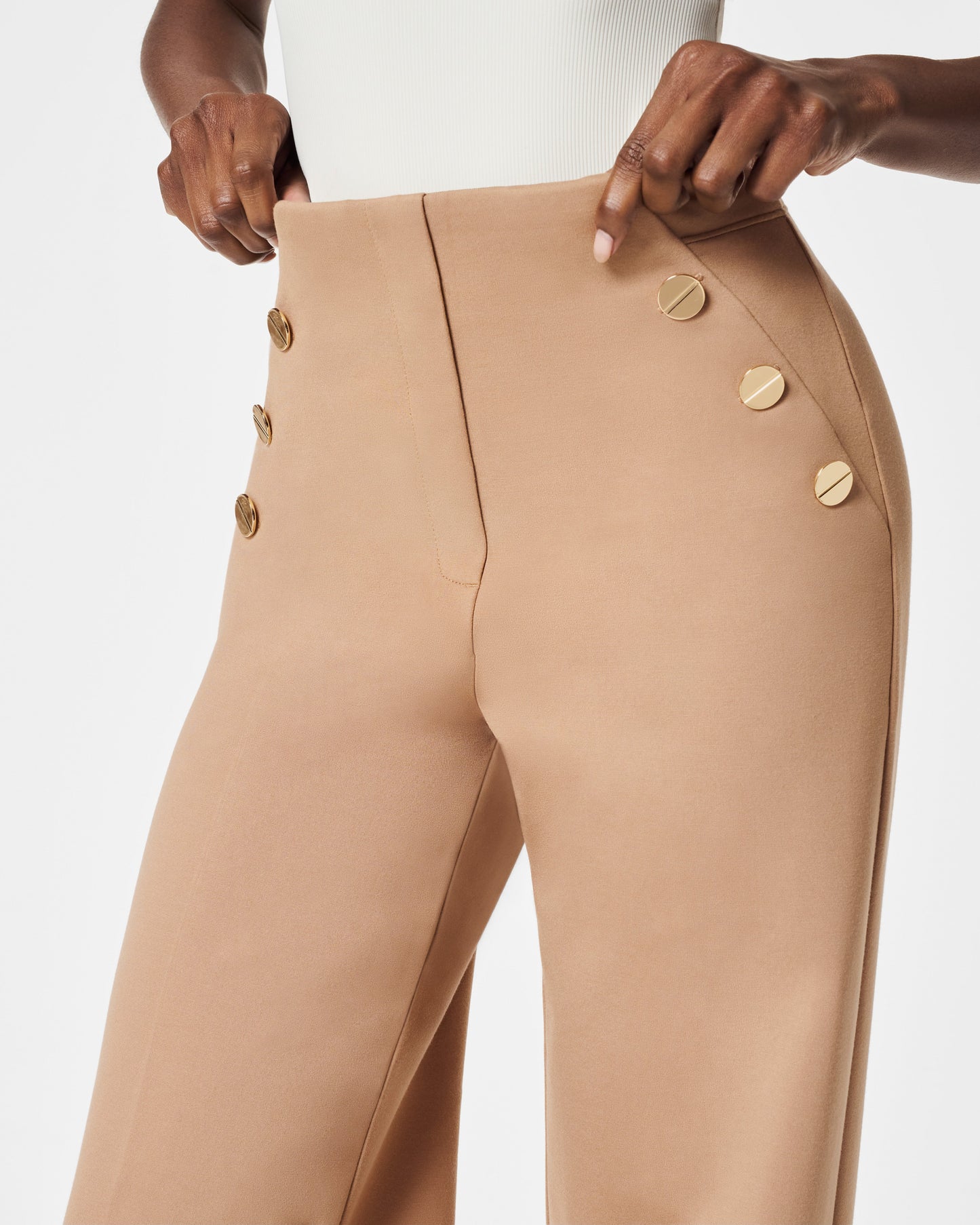 The Perfect Pant, Button Wide Leg