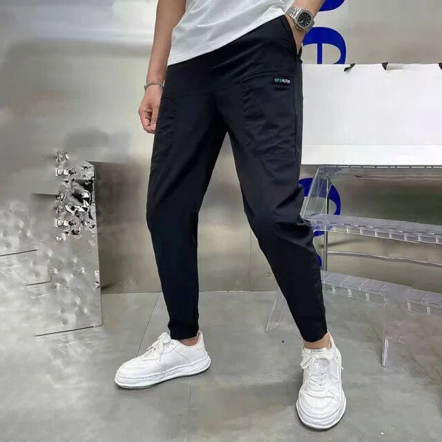 Men Stretchable Cargo Joggers