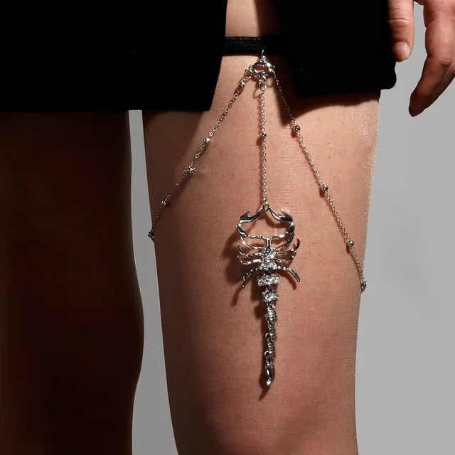 Leg Thigh Harness Chains