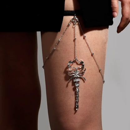 Leg Thigh Harness Chains