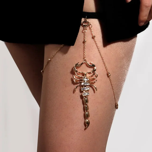 Leg Thigh Harness Chains