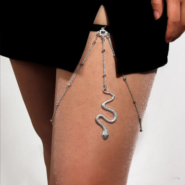 Leg Thigh Harness Chains