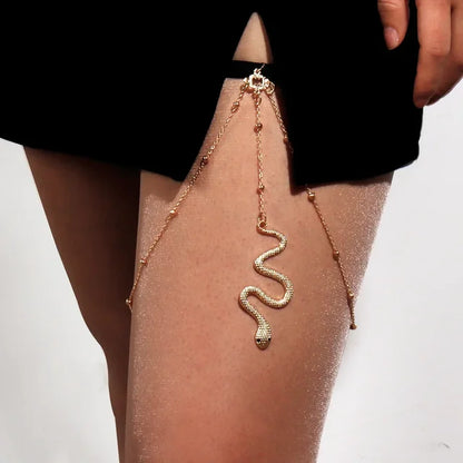 Leg Thigh Harness Chains