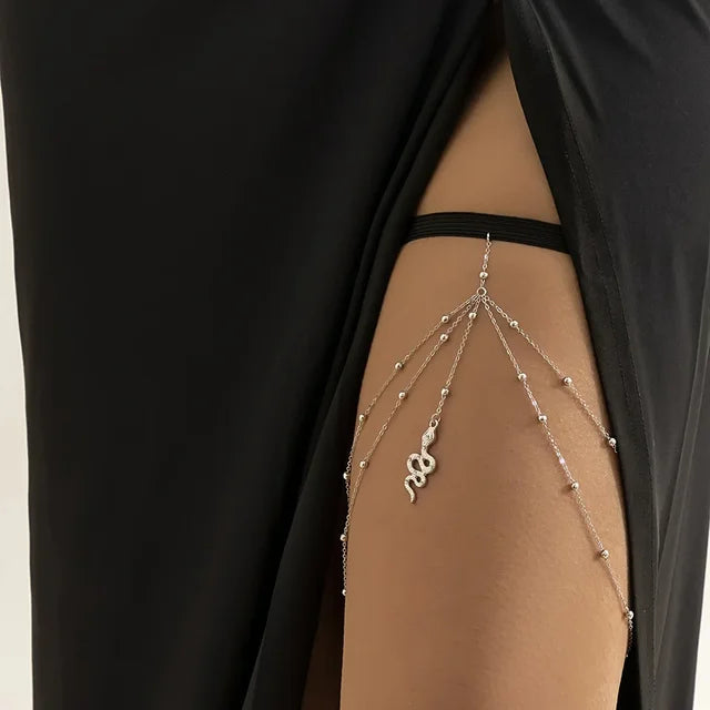 Leg Thigh Harness Chains