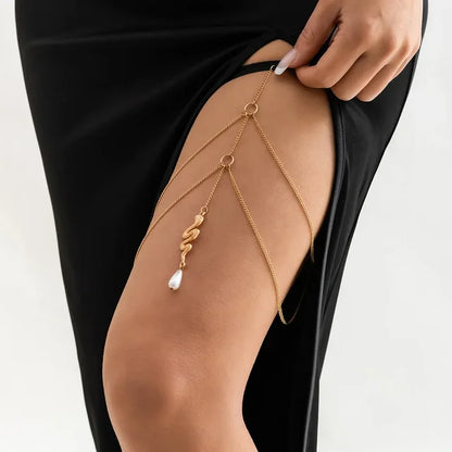 Leg Thigh Harness Chains