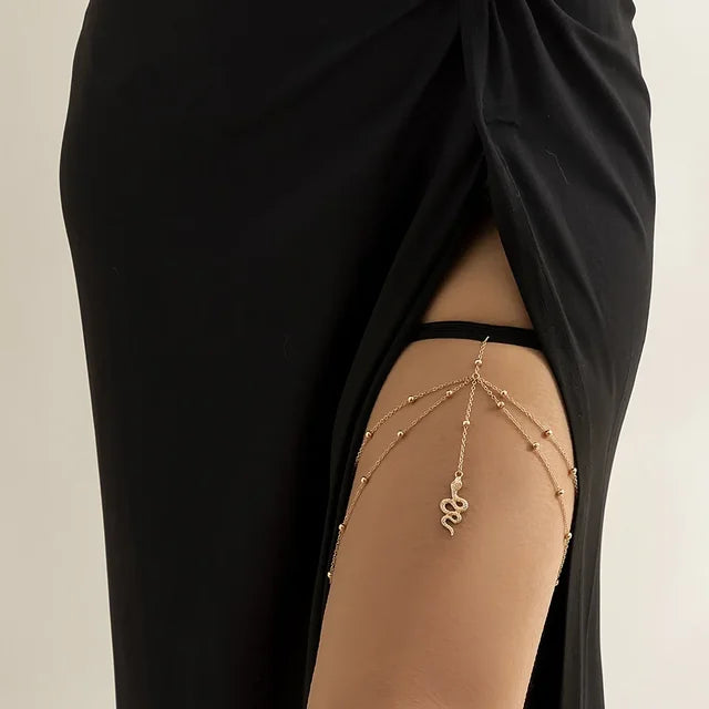 Leg Thigh Harness Chains
