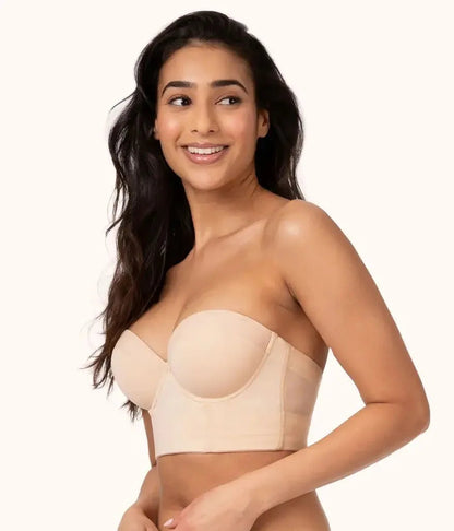 LuxeLift Low Back Strapless Bra