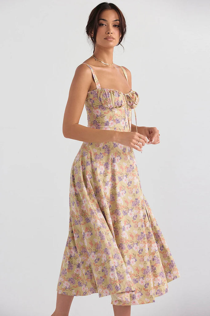 Floral Midriff Dress