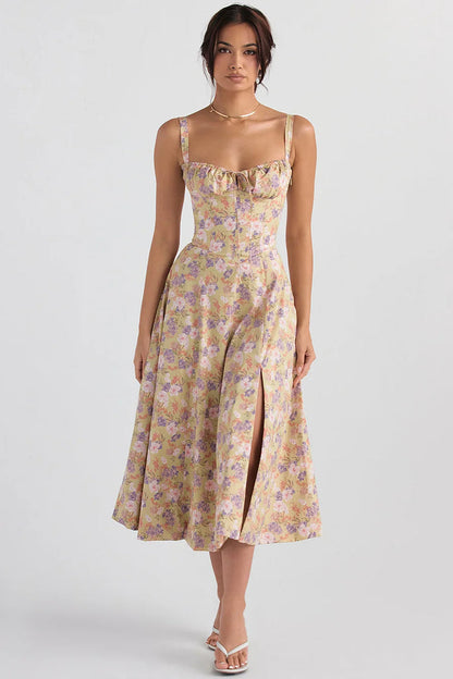 Floral Midriff Dress