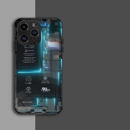 Circuit Board Glass Phone Case